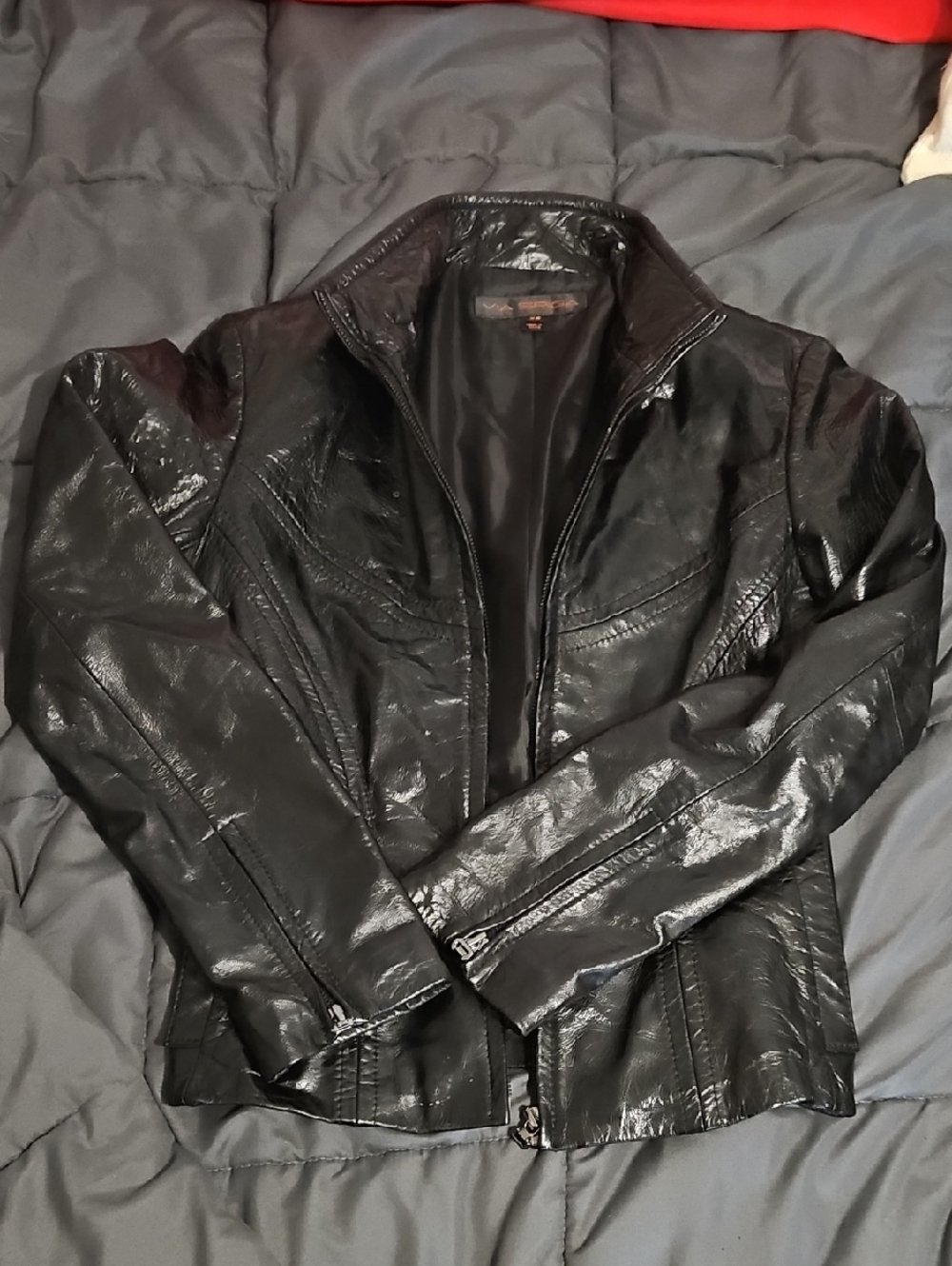 Via Spiga Leather Jacket Size XS